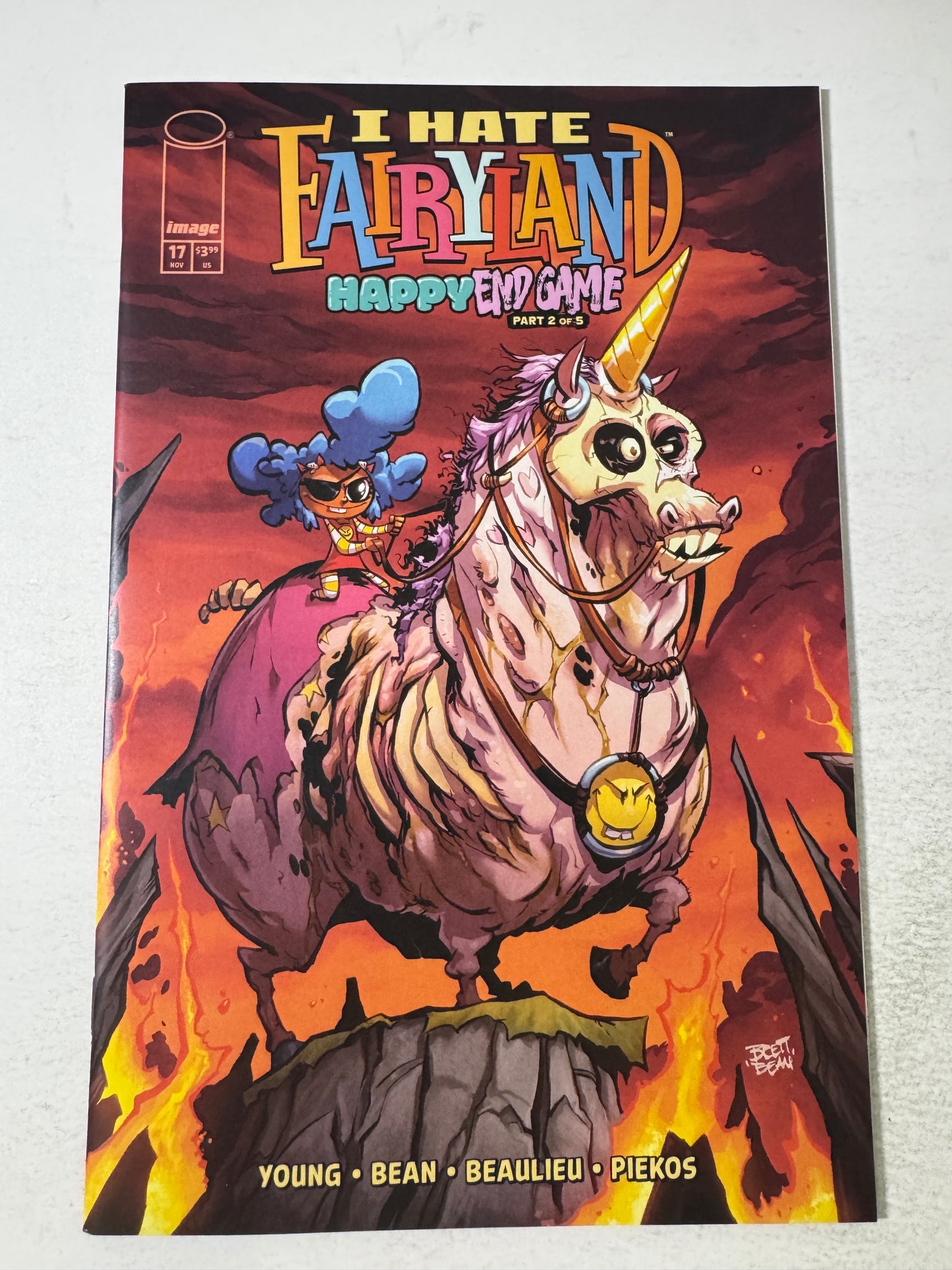 I HATE FAIRYLAND #17 Vol 2 NM Brett Bean Cover