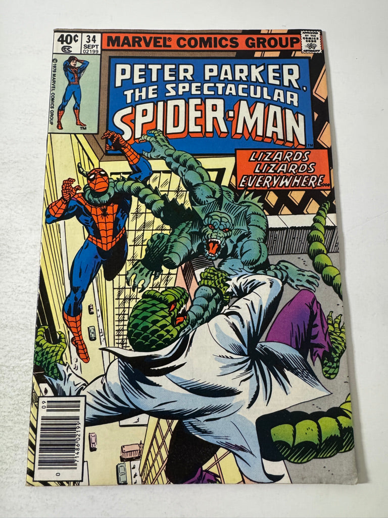 SPECTACULAR SPIDER-MAN #34 FN