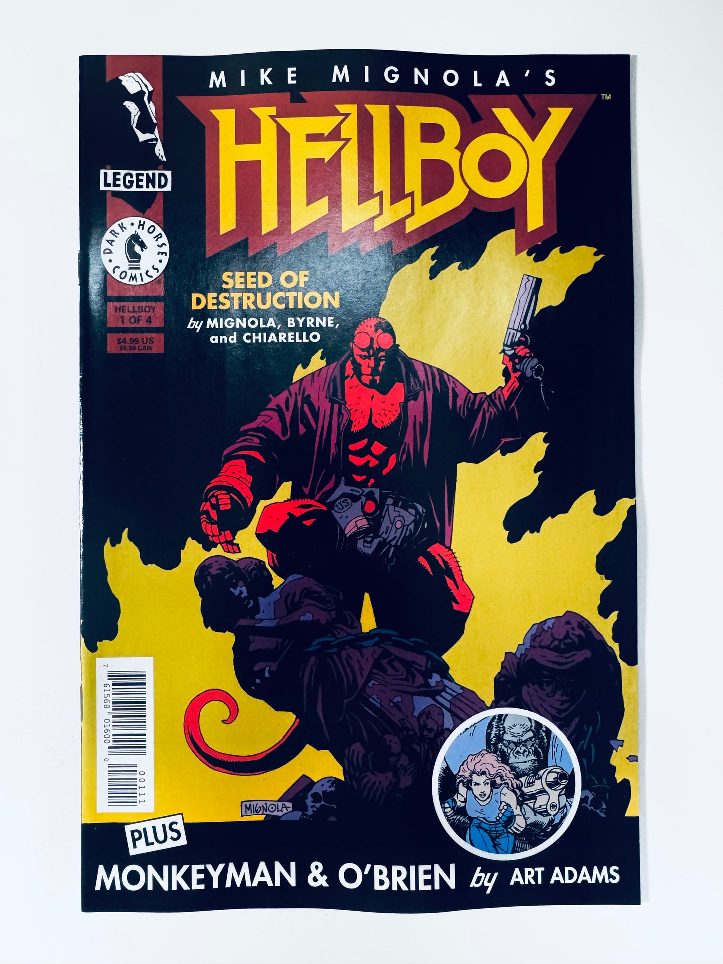 HELLBOY: SEED OF DESTRUCTION #1 FACSIMILE EDITION NM