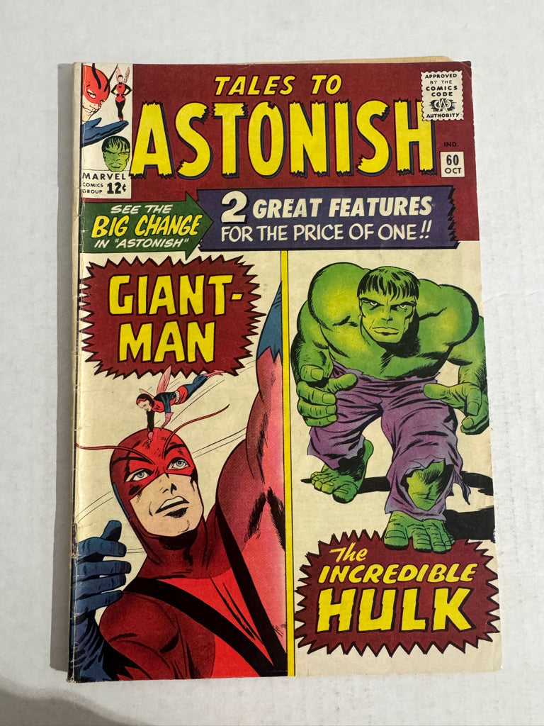 TALES TO ASTONISH #60 VG-