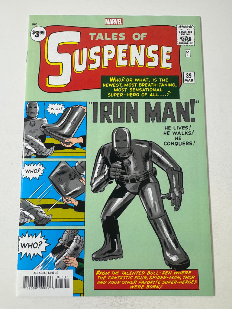 TALES OF SUSPENSE #39 NM Facsimile