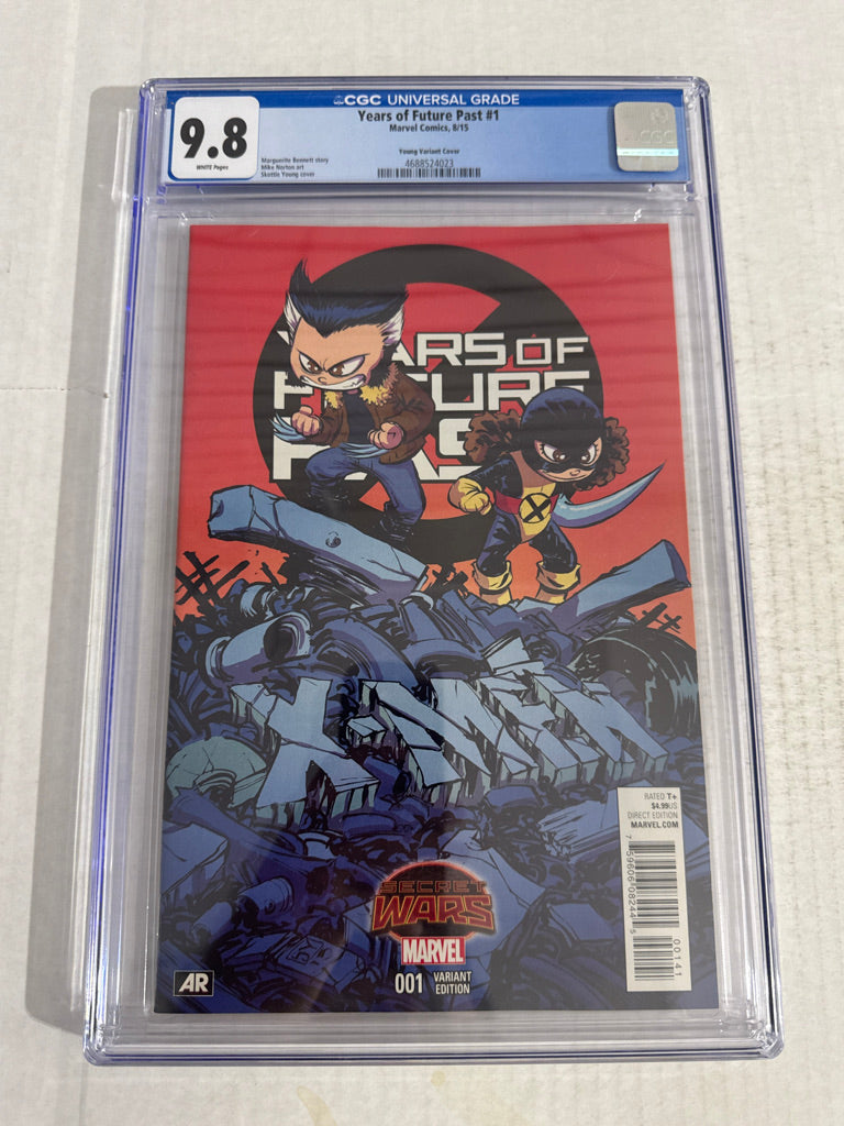 YEARS OF FUTURE PAST #1 9.8 CGC Skottie Young Variant