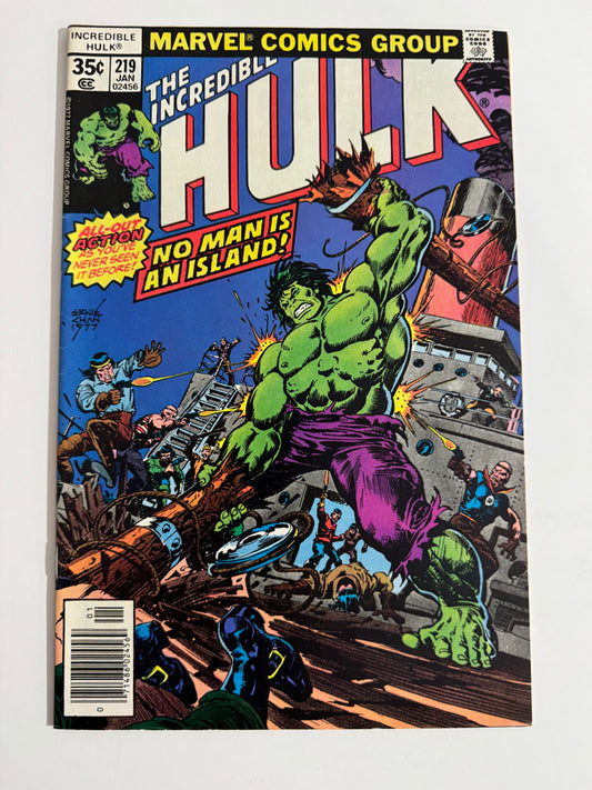 INCREDIBLE HULK #219 VF+