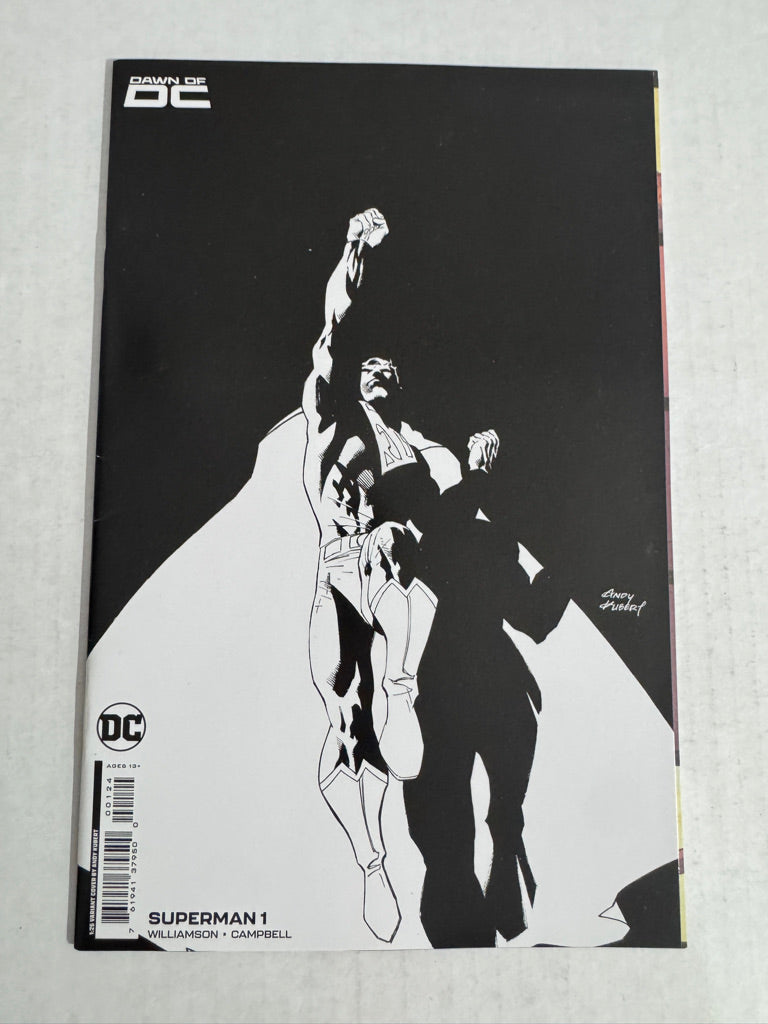 SUPERMAN #1 Vol 6 VF/NM 1:25 B/W Andy Kubert Variant 1ST APPEARANCE