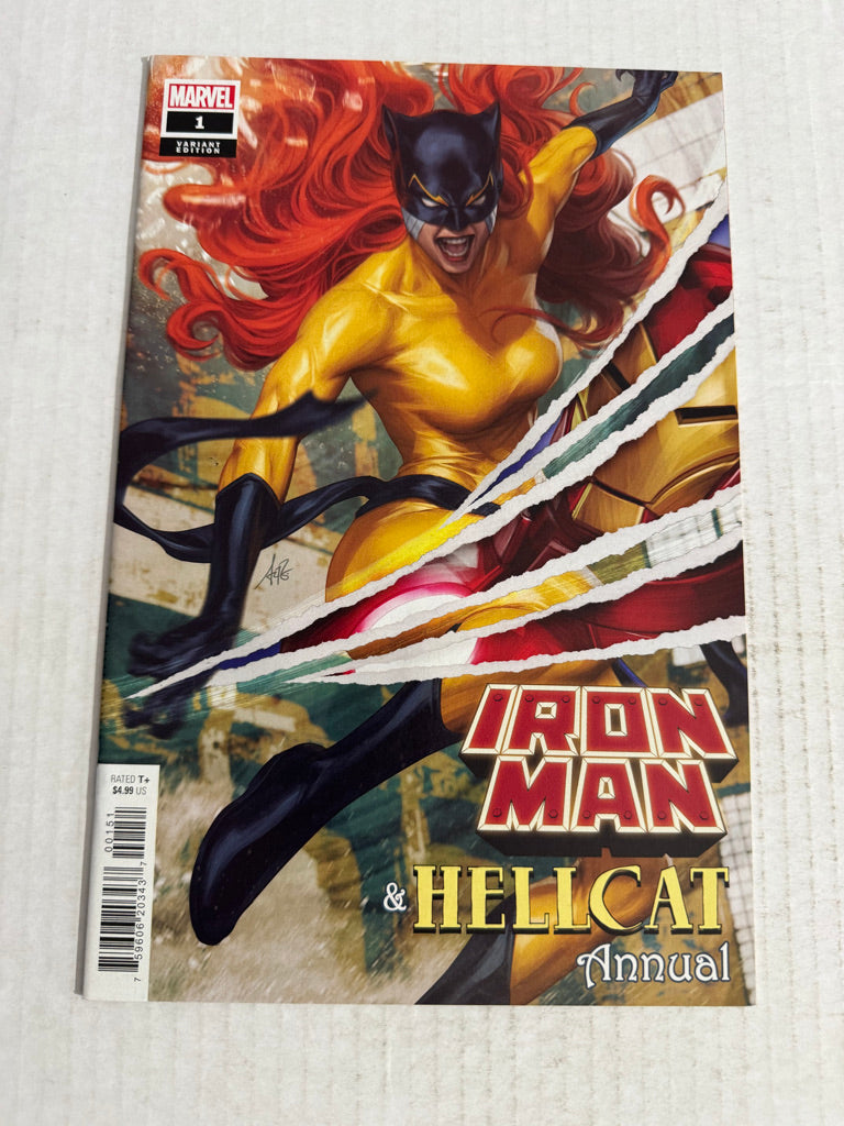 IRON MAN & HELLCAT ANNUAL #1 NM Artgerm Variant