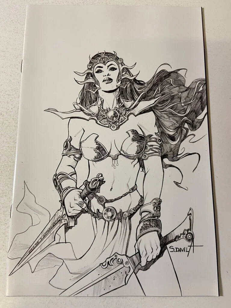DEJAH THORIS #2 1:11 Davila Sketch Variant