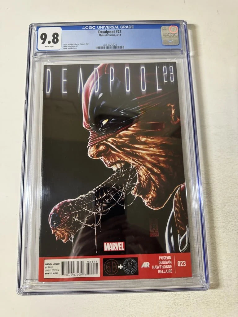 DEADPOOL #23 CGC 9.8 Mark Brooks Alien Homage Cover