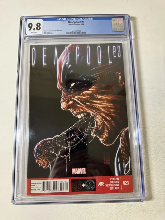 DEADPOOL #23 CGC 9.8 Mark Brooks Alien Homage Cover