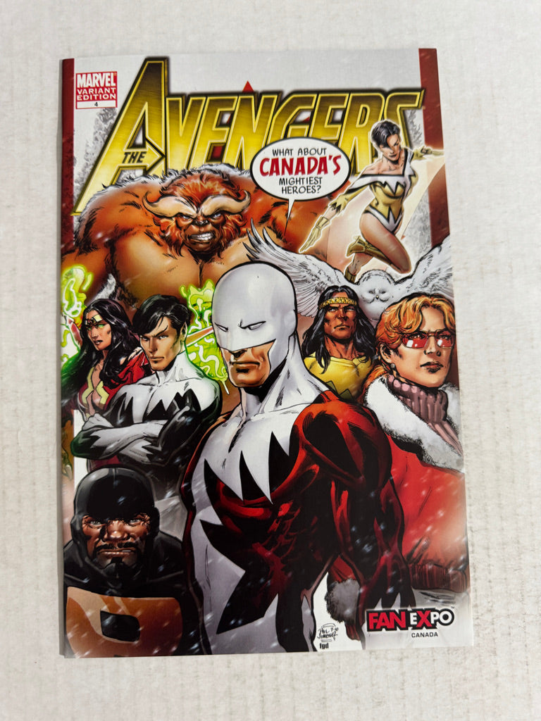 AVENGERS #4 Vol 4 NM Phil Jimenez Alpha Flight Fan Expo VIP Variant