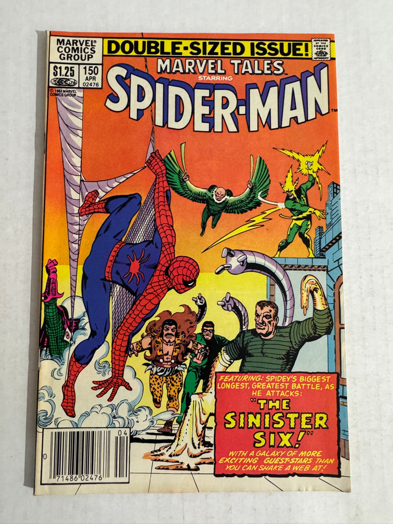 MARVEL TALES #150 FN/VF CANADIAN PRICE VARIANT