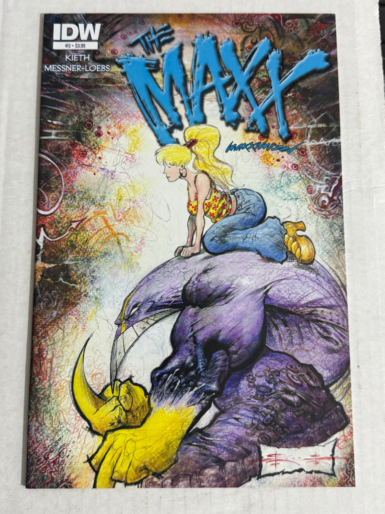 THE MAXX MAXXIMIZED #3 NM- Sam Kieth Cover