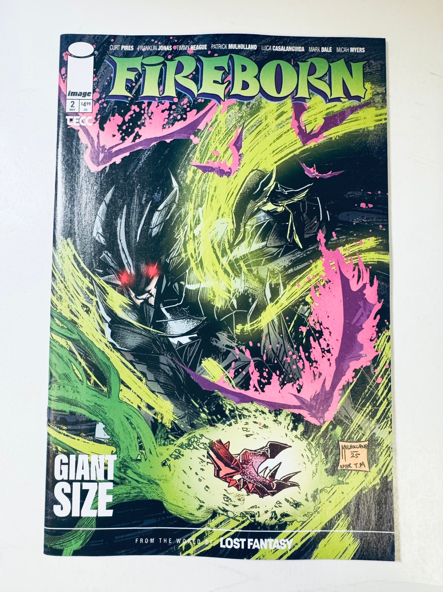 FIREBORN #2 NM Cover B Patrick Mulholland Variant
