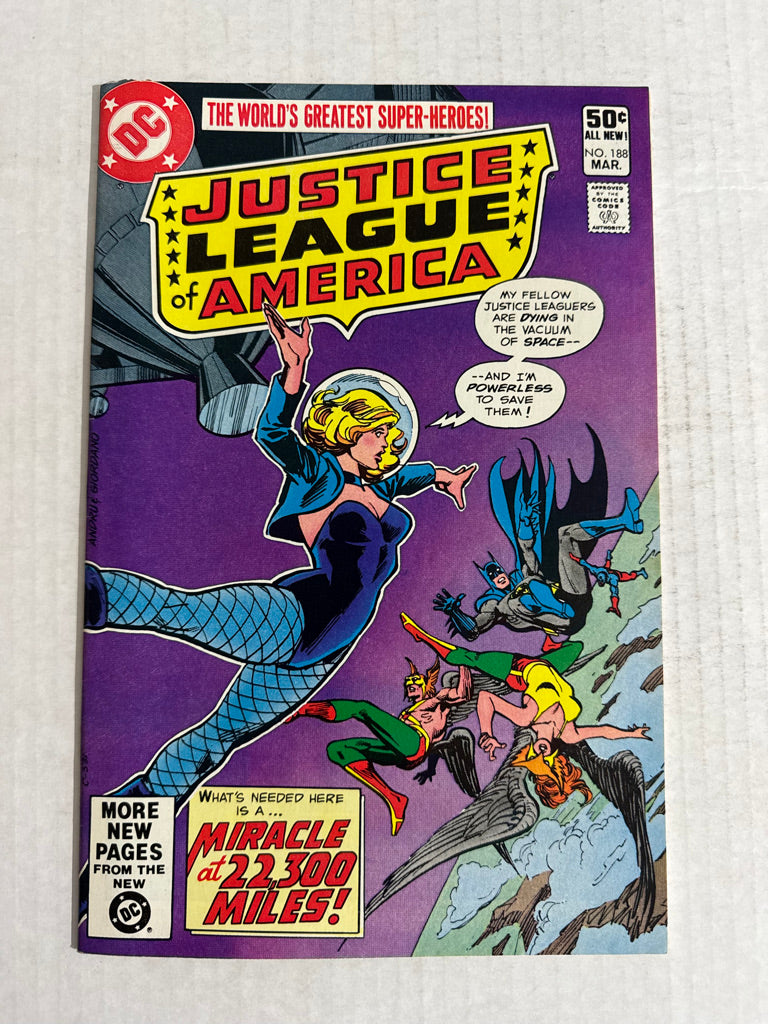 JUSTICE LEAGUE OF AMERICA #188 VF/NM