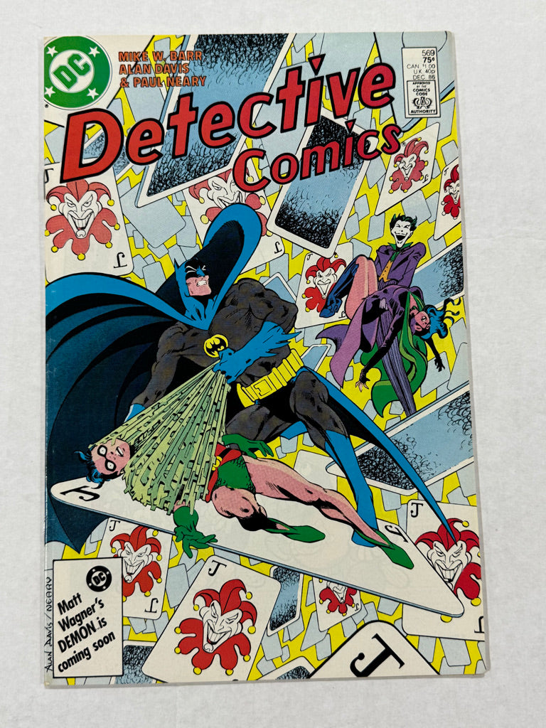 DETECTIVE COMICS #569 FN/VF Alan Davis Cover