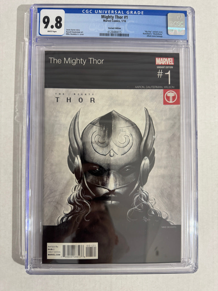 THE MIGHTY THOR #1 CGC 9.8 Mike Deodato Hip Hop Variant