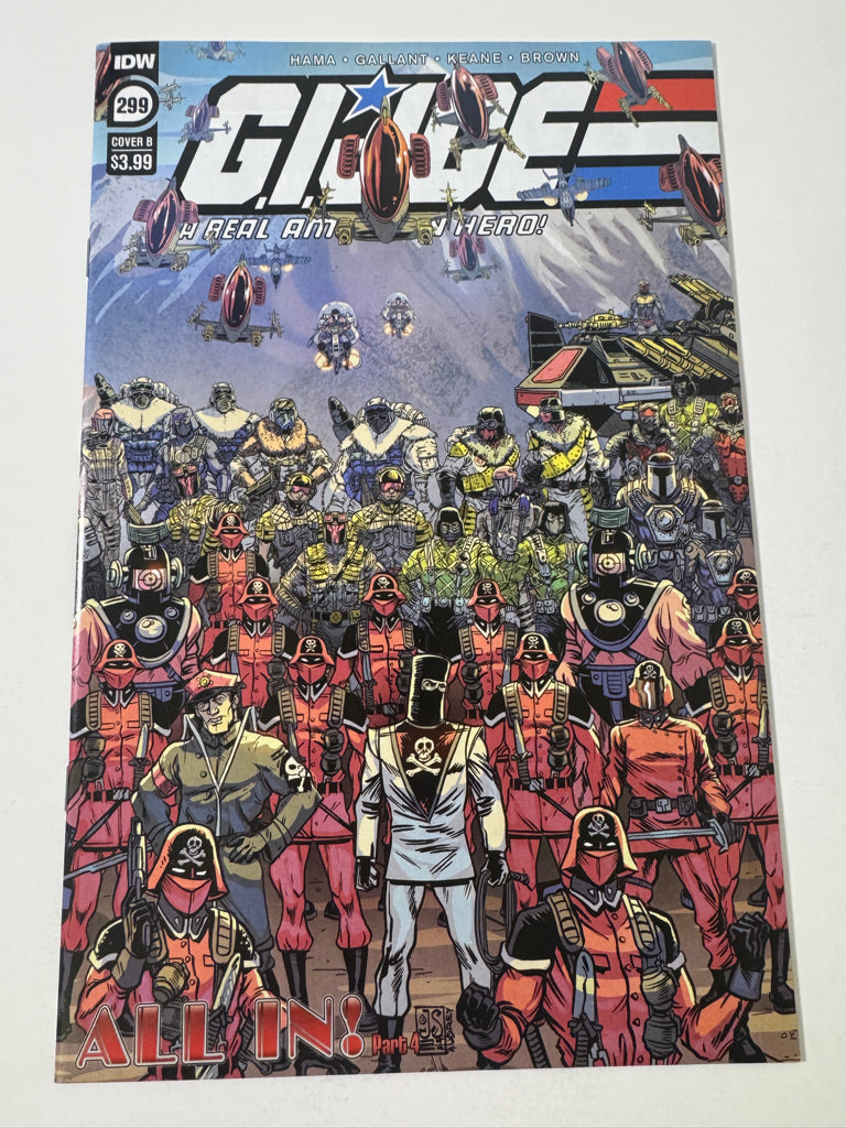 GI JOE A Real American Hero #299 VF+ B Variant