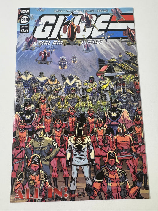 GI JOE A Real American Hero #299 VF+ B Variant