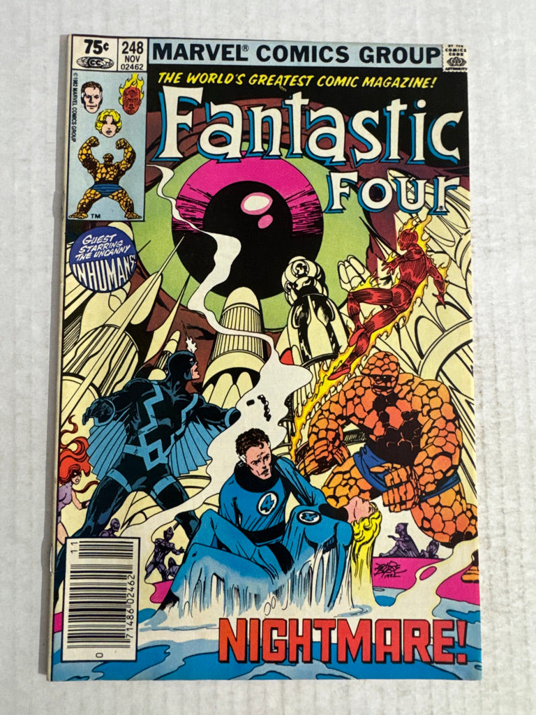 FANTASTIC FOUR #248 VF+ John Byrne Cover CANADIAN PRICE VARIANT