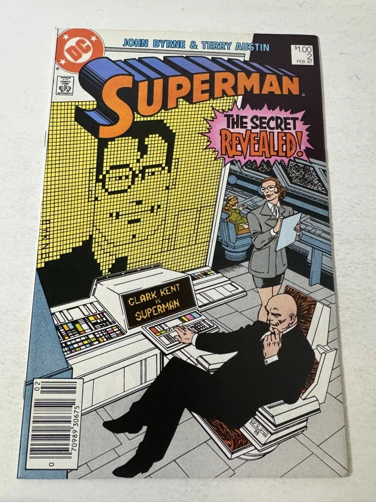 SUPERMAN #2 Vol 2 John Byrne Cover 1ST APPEARANCE CANADIAN PRICE VARIANT