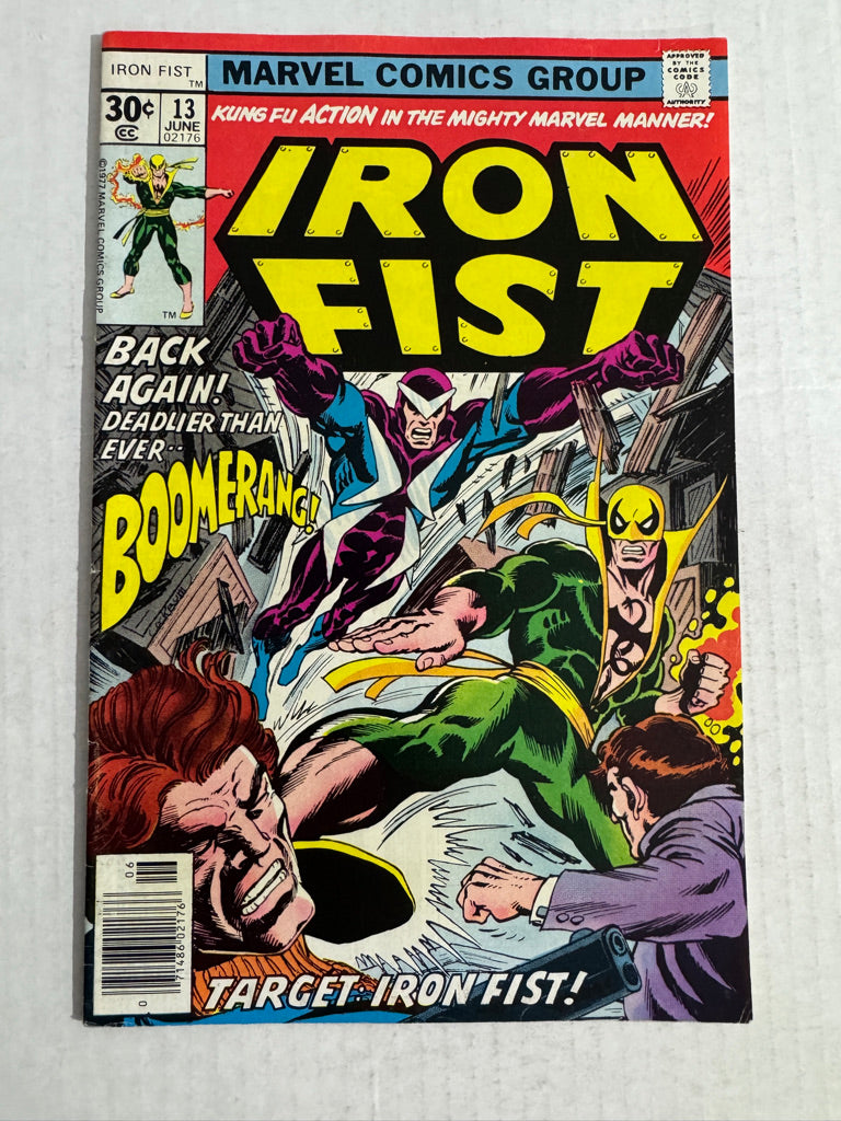 IRON FIST #13 FN- SIGNED by John Byrne