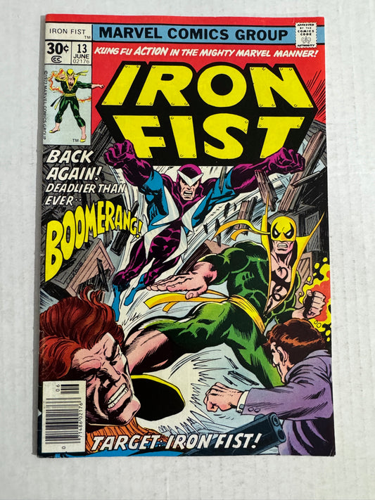 IRON FIST #13 FN- SIGNED by John Byrne