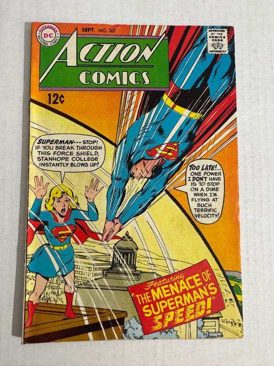 ACTION COMICS #367 VG Neal Adams Cover