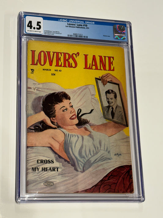 LOVERS' LANE #10 CGC 4.5 Bob Fujitani Cover
