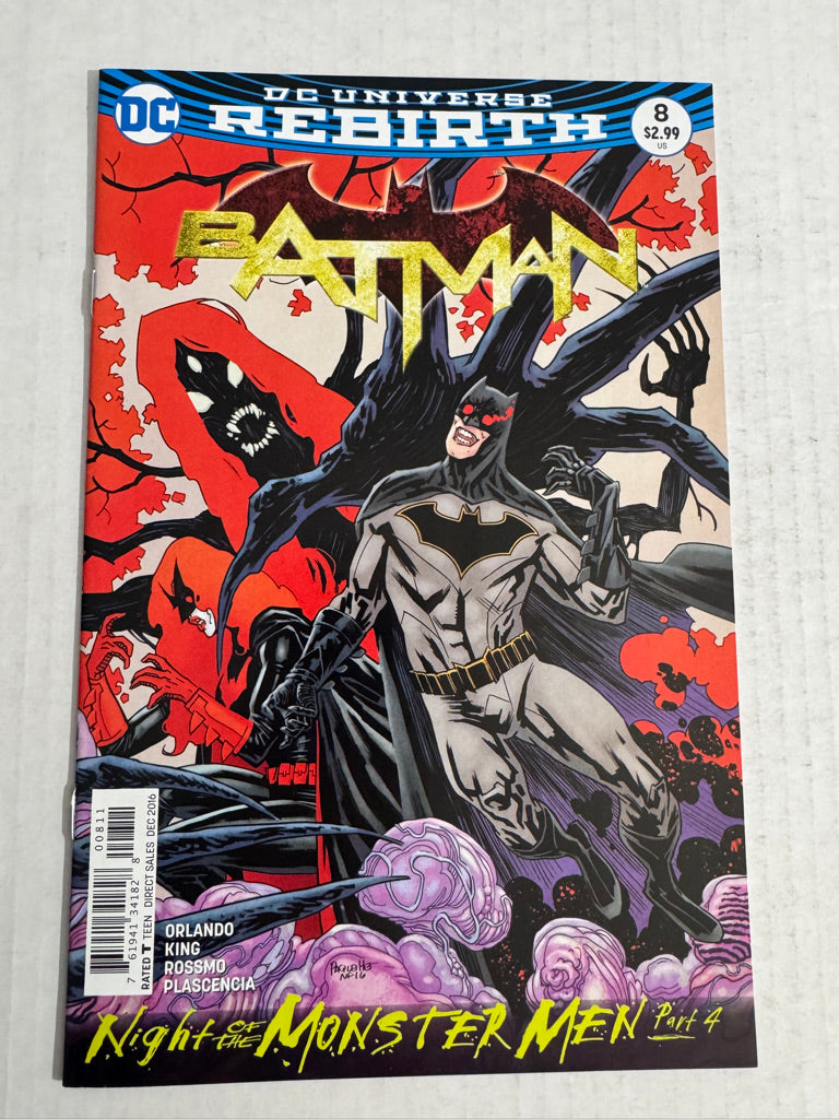 BATMAN #8 Vol 3 NM Yanick Paquette Cover