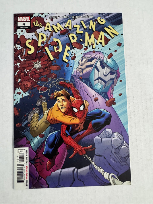 AMAZING SPIDER-MAN #4 Vol 5 Ryan Ottley Cover RECALLED