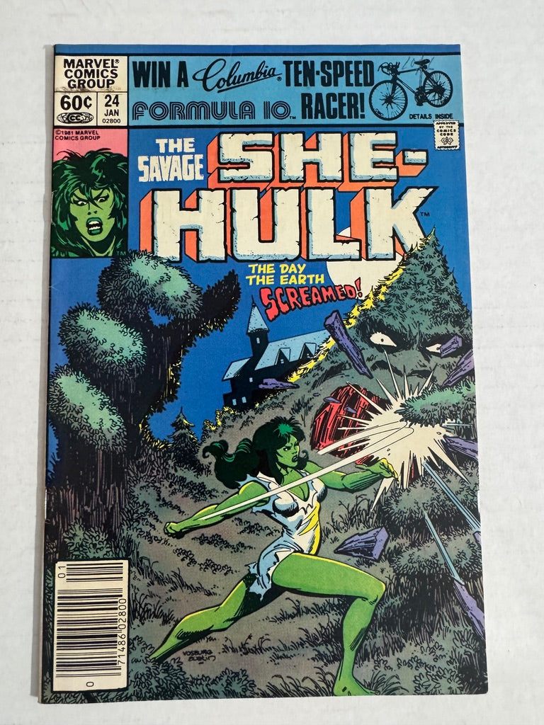 SAVAGE SHE-HULK #24 FN NEWSSTAND