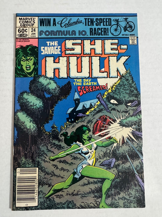 SAVAGE SHE-HULK #24 FN NEWSSTAND