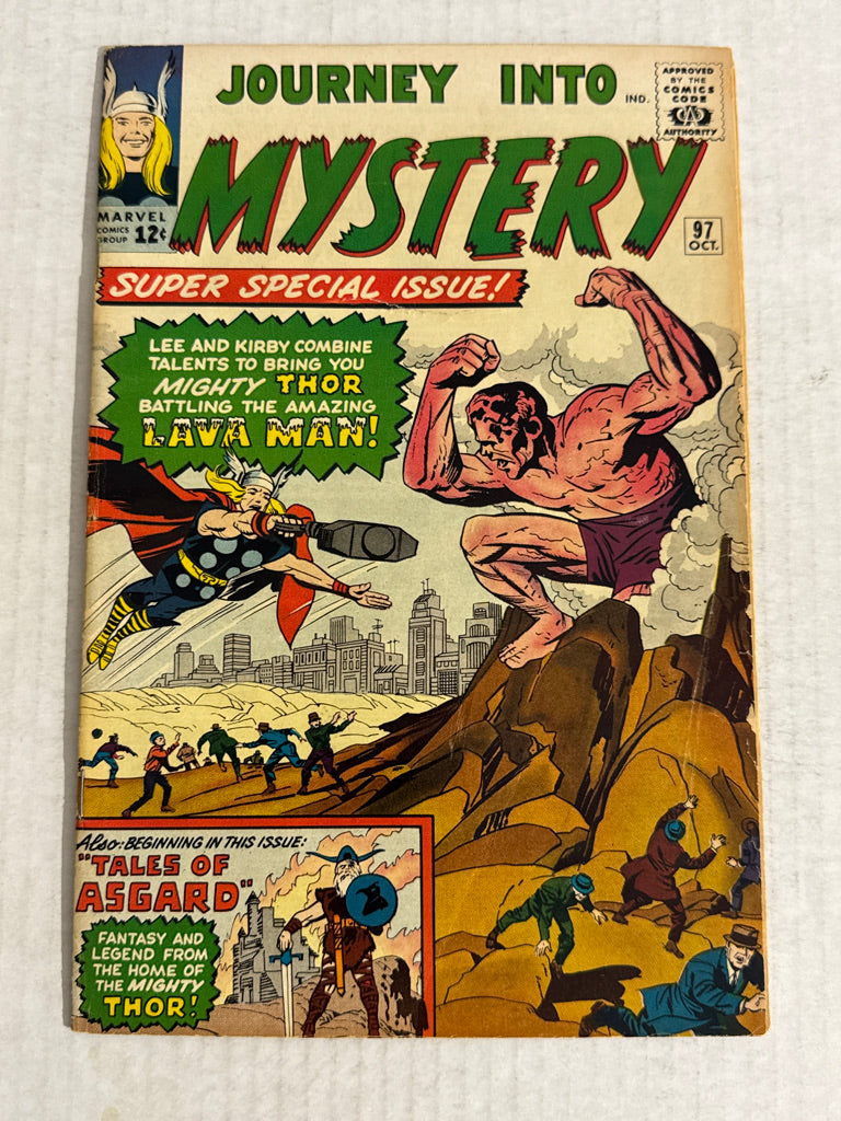 JOURNEY INTO MYSTERY #97 VG+ 1ST APPEARANCE