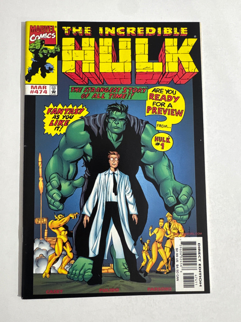 INCREDIBLE HULK #474 VF/NM