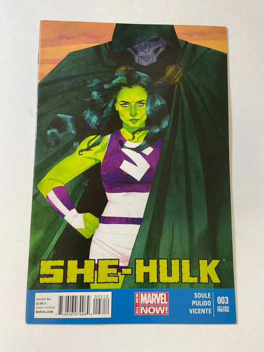 SHE-HULK #3 Vol 3 NM- 2nd Print Variant