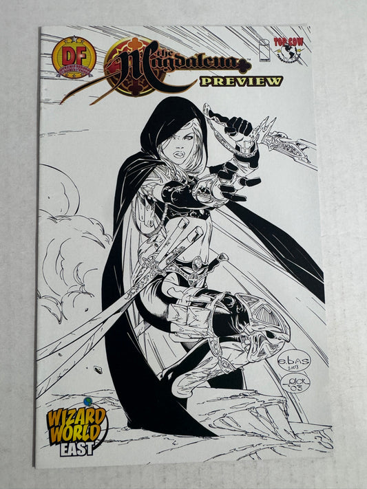 MAGDALENA PREVIEW NM B/W Ebas Wizard World East Dynamic Forces Variant LTD 2000