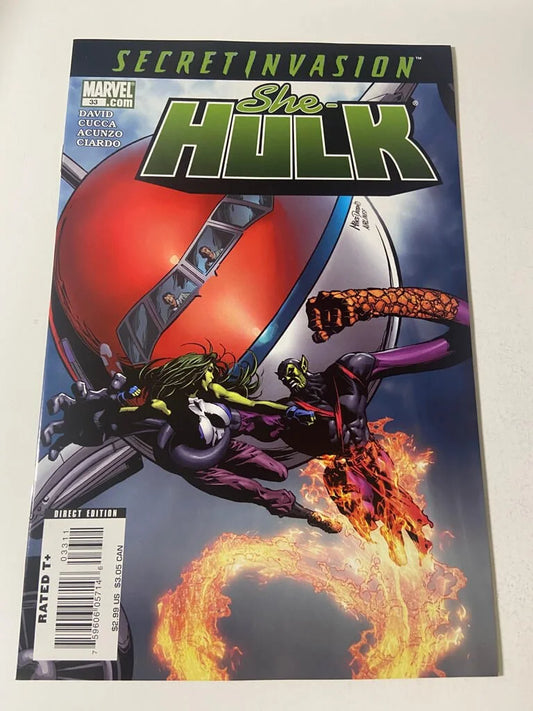 SHE-HULK 33 Vol 2 NM Mike Deodato Jr Cover