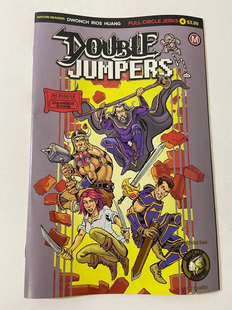 DOUBLE JUMPERS #4 VF Video Game Variant