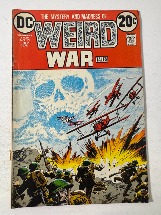 WEIRD WAR TALES #15 VG-