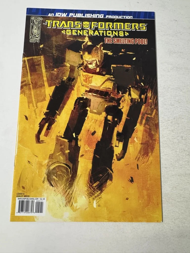 TRANSFORMERS Generations #5 VF Ashley Wood Cover