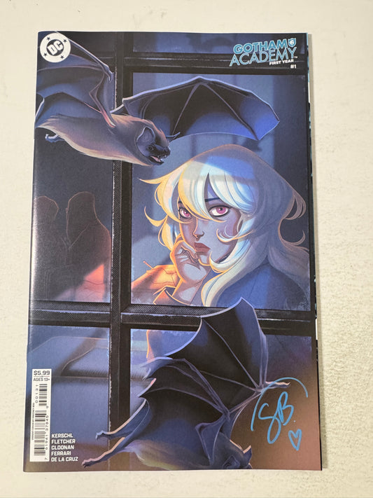 GOTHAM ACADEMY First Year #1 NM Variant SIGNED by Sweeney Boo