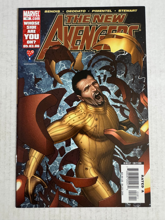 NEW AVENGERS #18 Steve McNiven Cover
