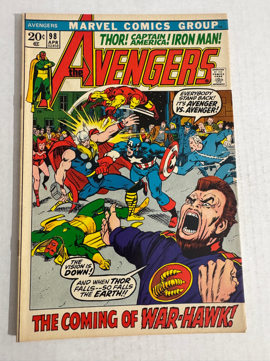 AVENGERS #98 NM-