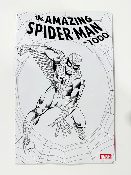 AMAZING SPIDER-MAN #1000 NM 1:50 Steve Ditko Black & White Variant