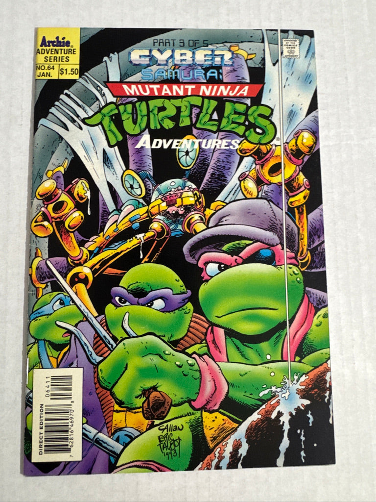 TEENAGE MUTANT NINJA TURTLES ADVENTURES #64 FN/VF
