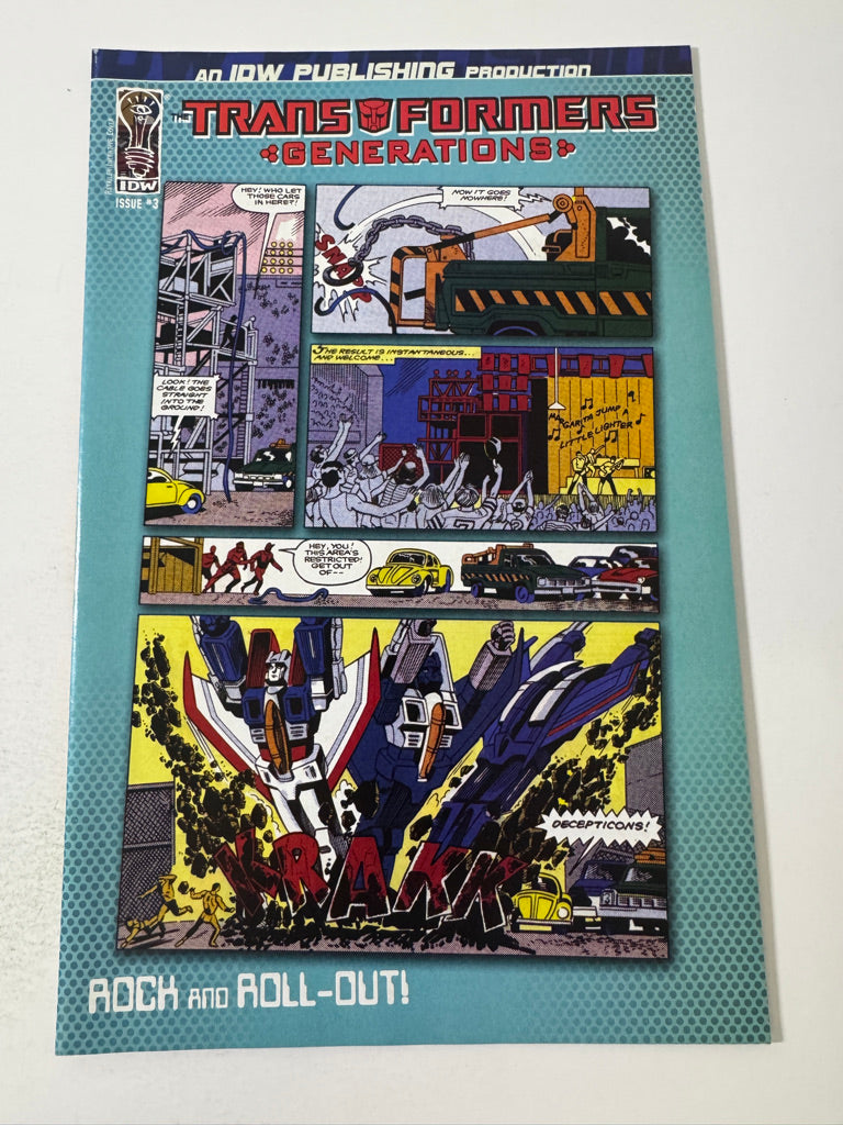 TRANSFORMERS GENERATIONS#3 NM- 1:50 Variant