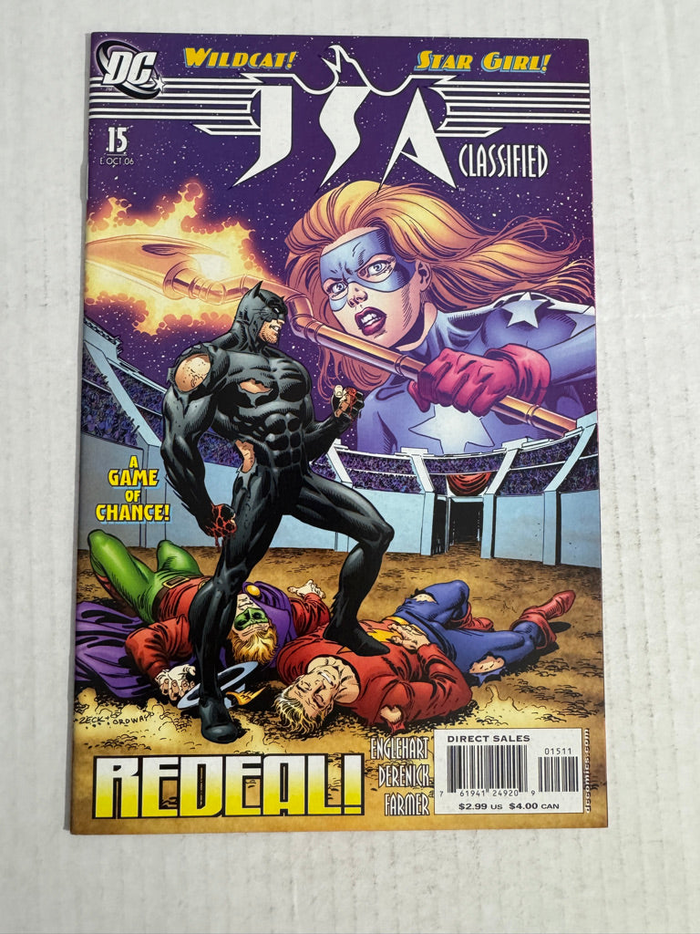JSA CLASSIFIED #15 NM- Mike Zeck Cover
