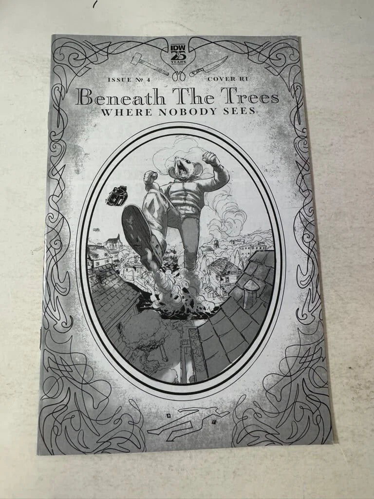 BENEATH THE TREES WHERE NOBODY SEES #4 NM 1:25 B/W Riley Rossmo Variant