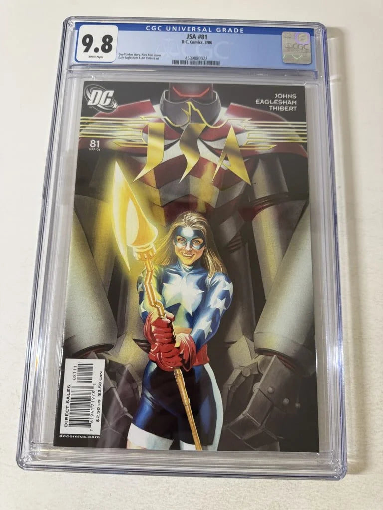 JSA #81 CGC 9.8 Alex Ross Cover