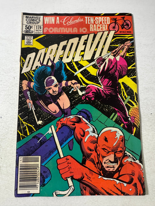 DAREDEVIL #176 GD/VG 1ST APPEARANCE Frank Miller Cover NEWSSTAND