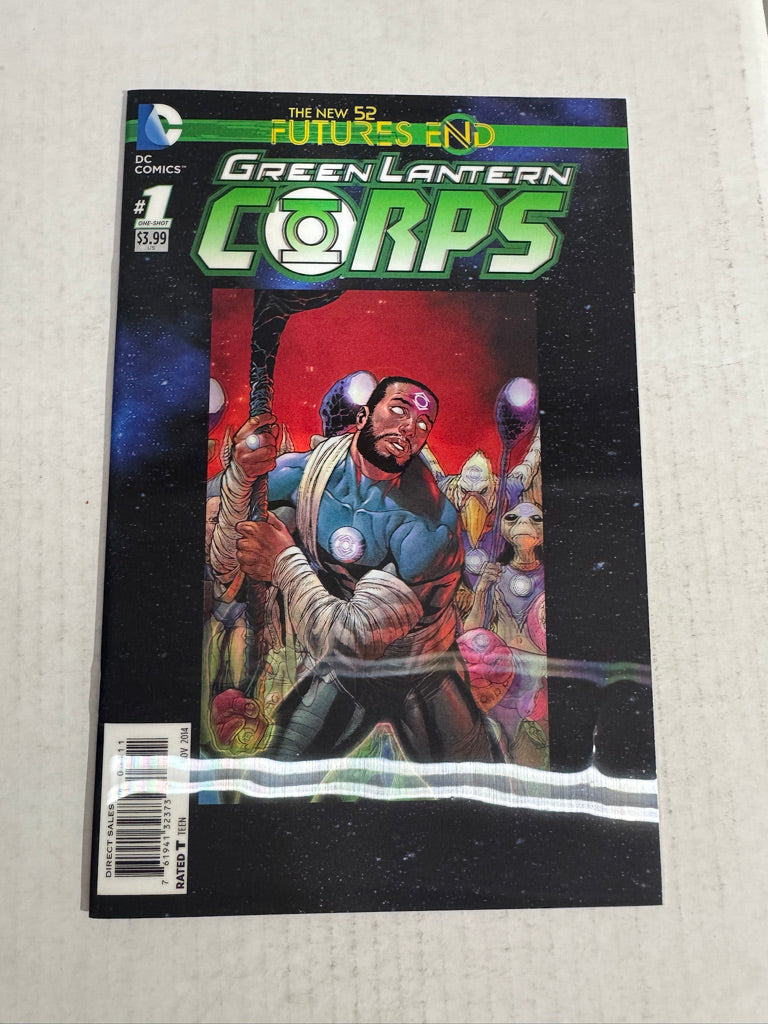 GREEN LANTERN CORPS FUTURES END #1 NM- Lenticular Cover